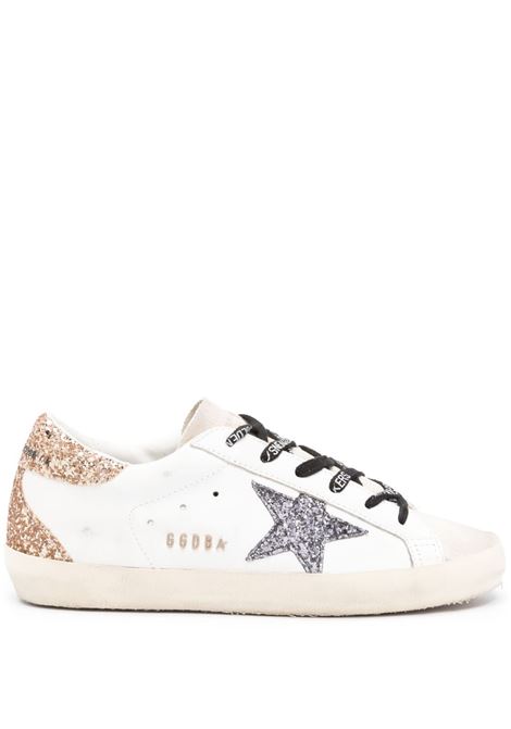 Sneakers super star in bianco, grigio e oro - GOLDEN GOOSE -  donna GOLDEN GOOSE | GWF00102F00535882532